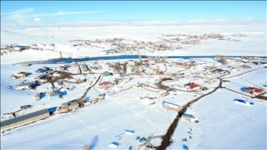 Li Qersê deverên avî cemed girtin û li ser dar û beran qeşa çêbû