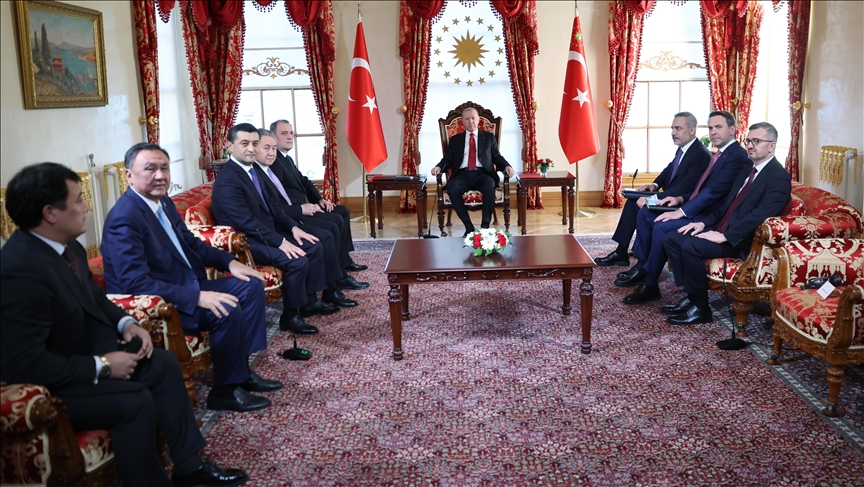 Turkish president receives foreign ministers of Turkic states in Istanbul