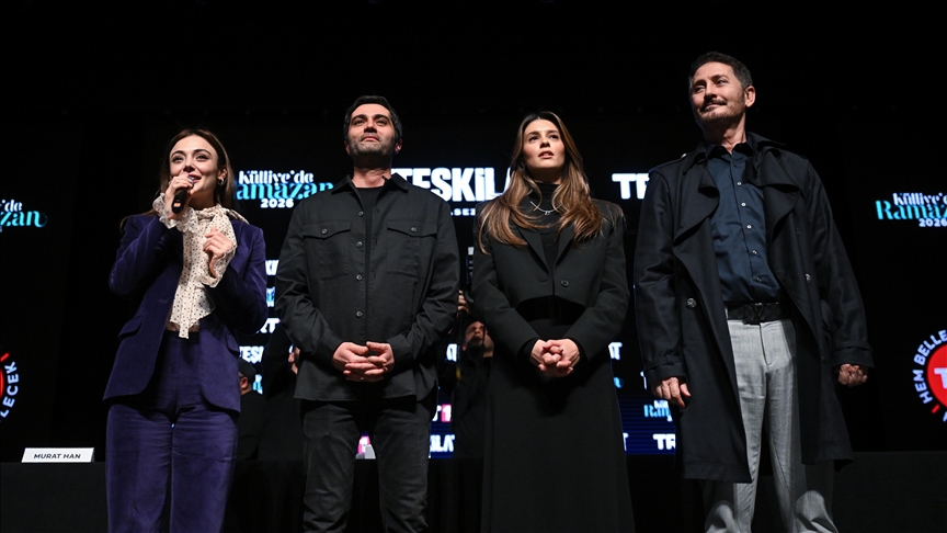 Külliye'de ramazan" etkinlikleri kapsamında "Teşkilat" dizisi oyuncuları sevenleriyle buluştu