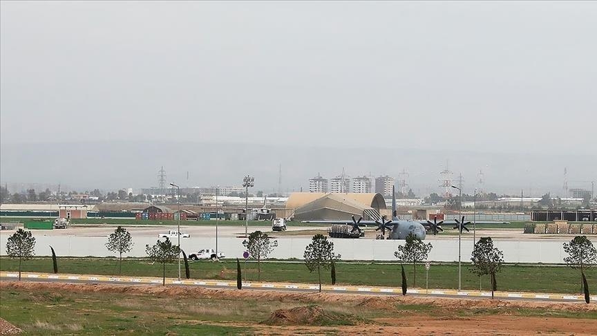 أنظمة الدفاع بمطار أربيل تعترض هجوما بمسيرة انتحارية