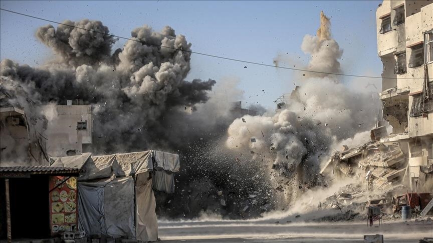 ادامه بمباران غزه توسط اسرائیل علی‌رغم آتش‌بس