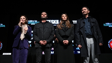 Külliye'de ramazan" etkinlikleri kapsamında "Teşkilat" dizisi oyuncuları sevenleriyle buluştu