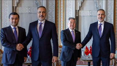 Министр иностранных дел Турции провел встречи с коллегами из Кыргызстана и Узбекистана