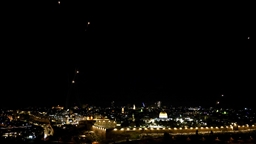 Loud explosions heard after Iranian cluster missile seen in skies over Jerusalem