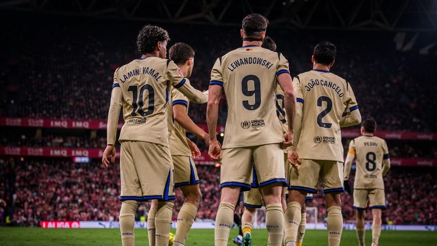 قدم.. برشلونة ينتزع فوزا صعبا أمام أتلتيك بلباو بالليغا