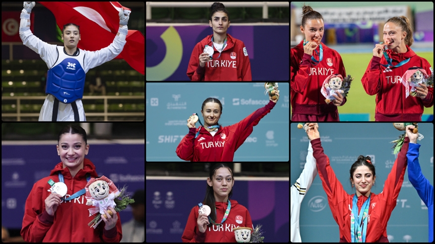 Kadın milli sporcular, uluslararası şampiyonalarda geçen yıl 4 bin 827 madalya kazandı