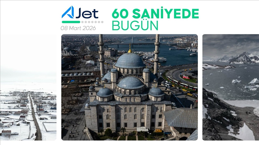 60 saniyede bugün (08 Mart 2026)