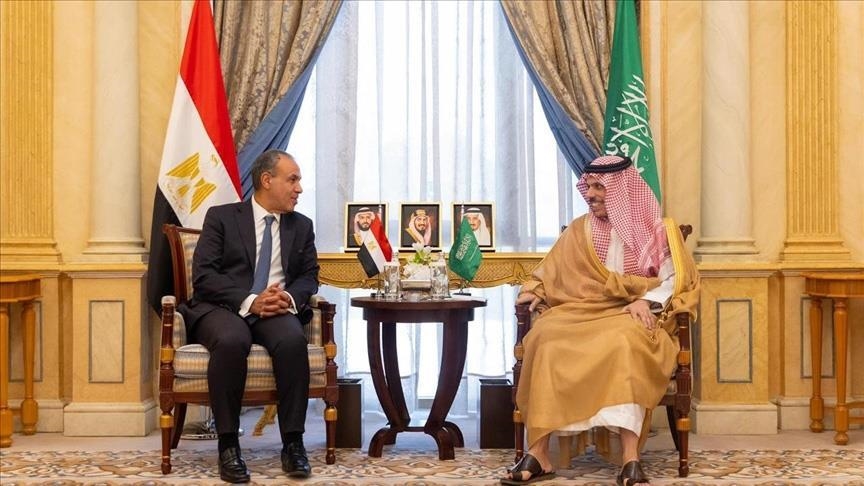 مصر والسعودية تبحثان تنسيق المواقف إزاء التصعيد العسكري بالمنطقة