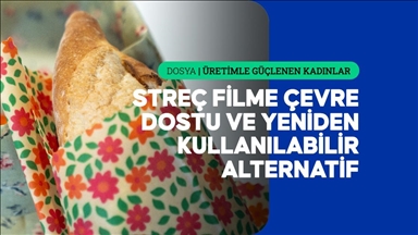 Bal mumundan geliştirdiği ürünle plastik streç filme alternatif sunuyor