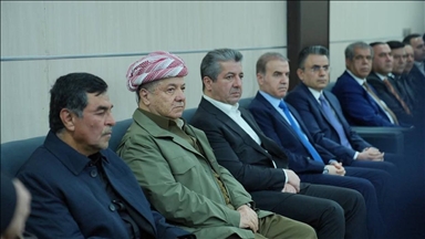 مەسعود بارزانی سەردانی پرسەی کارمەندەکەی ئاسایشی کرد