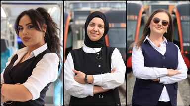 Kayseri'nin kadın vatmanları şehrin ulaşım yükünü omuzluyor