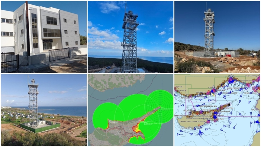 KKTC'deki gemi trafik gözetleme istasyonlarının inşaat çalışmaları tamamlandı