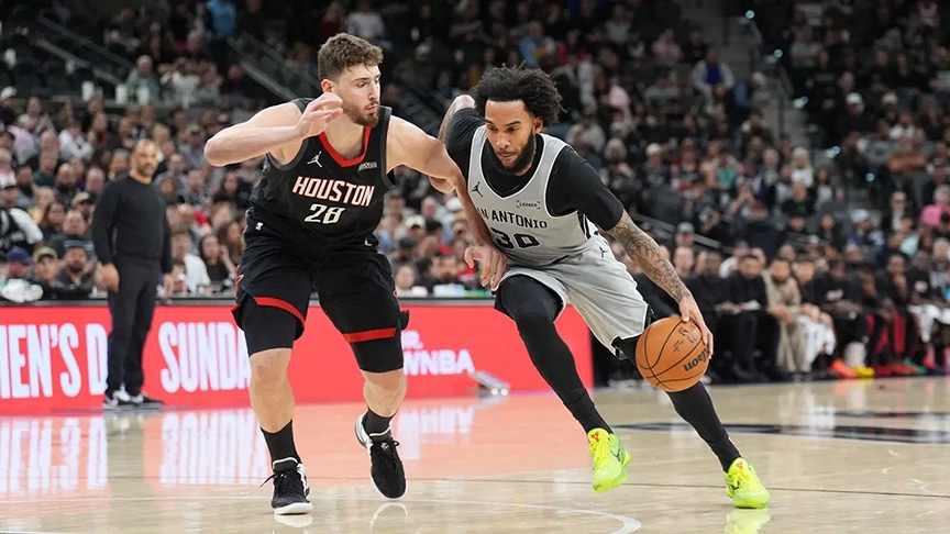 NBA'de Rockets, Alperen Şengün'ün 16 sayı attığı maçta Spurs'e 145-120 yenildi