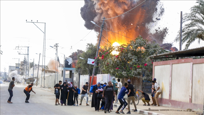 3 Palestinians killed in Israeli airstrike targeting displaced people's tents in Gaza