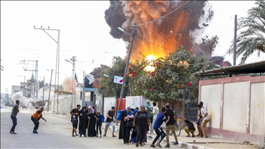 3 Palestinians killed in Israeli airstrike targeting displaced people's tents in Gaza