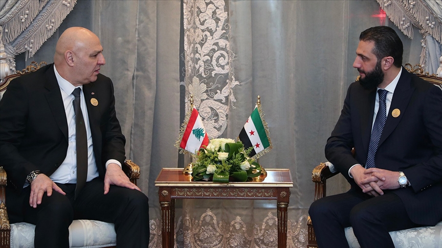 Suriye ve Lübnan liderleri sınırların kontrol altına alınmasının önemini görüştü