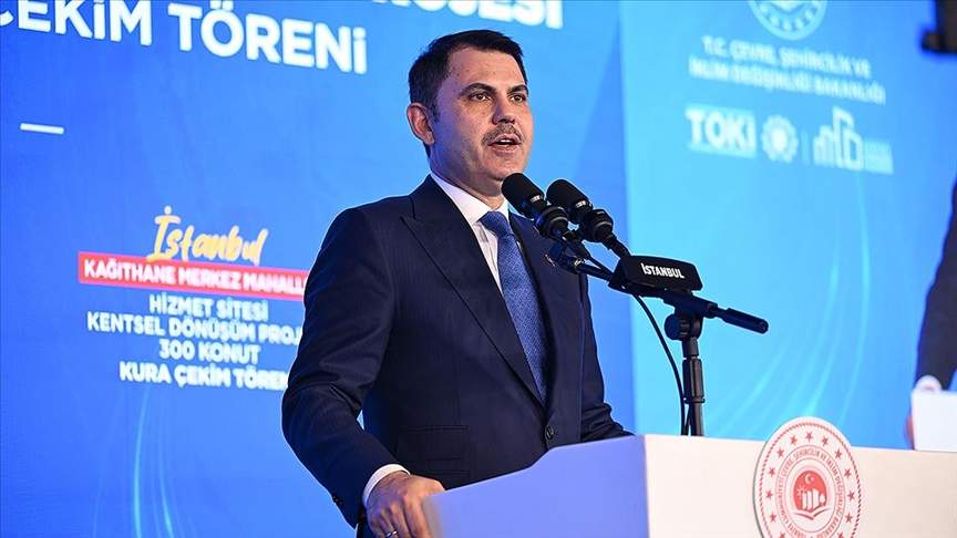 Bakan Kurum: Bayramdan sonra İstanbul'da 100 bin sosyal konutumuzun hak sahiplerini belirleyeceğiz