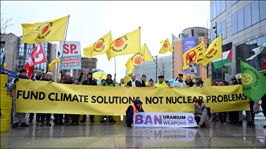 Protest u Briselu povodom godišnjice nuklearne katastrofe u Fukushimi