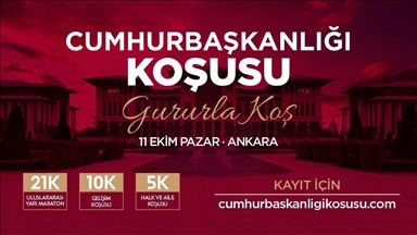 Cumhurbaşkanlığı Koşusu, 11 Ekim'de Ankara'da koşulacak