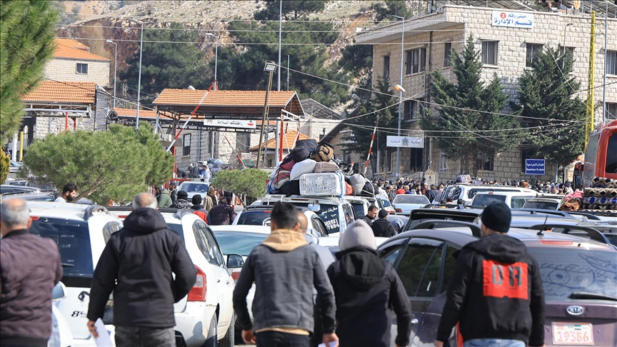 لبنان.. ارتفاع عدد النازحين منذ توسع العدوان الإسرائيلي إلى 822 ألفا