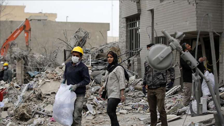 Ekîba AAyê dîmenê Qada Rîsaletê ya li Tehranê ku bibû armanca êrîşên Îsraîl-DYAyê kişand