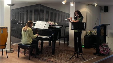 Brezilya'nın Ankara Büyükelçiliğinde "8 Mart Kadınlar Günü" dolayısıyla konser düzenlendi