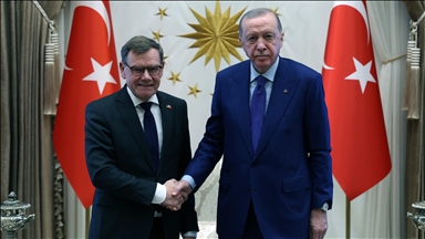 الرئيس أردوغان يلتقي وزير الخارجية الألماني