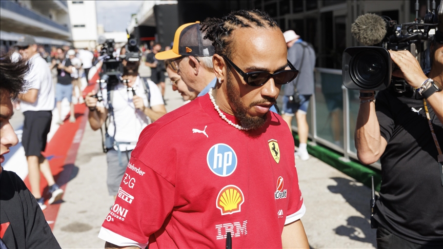 Lewis Hamilton says Ferrari have ‘lot of work to do’ to catch Mercedes after sprint qualifying