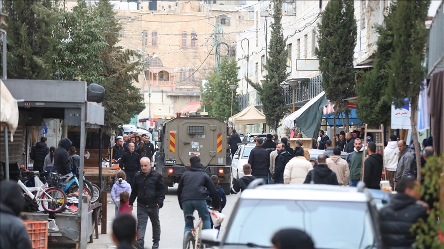 Israeli forces beat 4 Palestinians in West Bank, settlers torch part of village council building