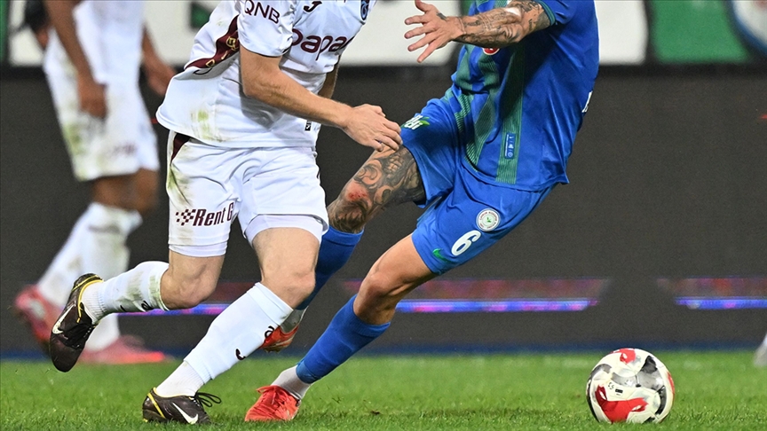 Trabzonspor ile Çaykur Rizespor 48. randevuda