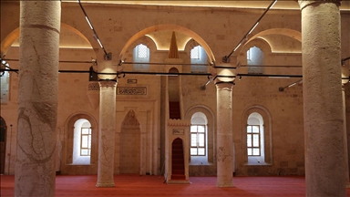 Depremde hasar alan Selahaddin Eyyubi Camisi, bayramda ibadete açılacak