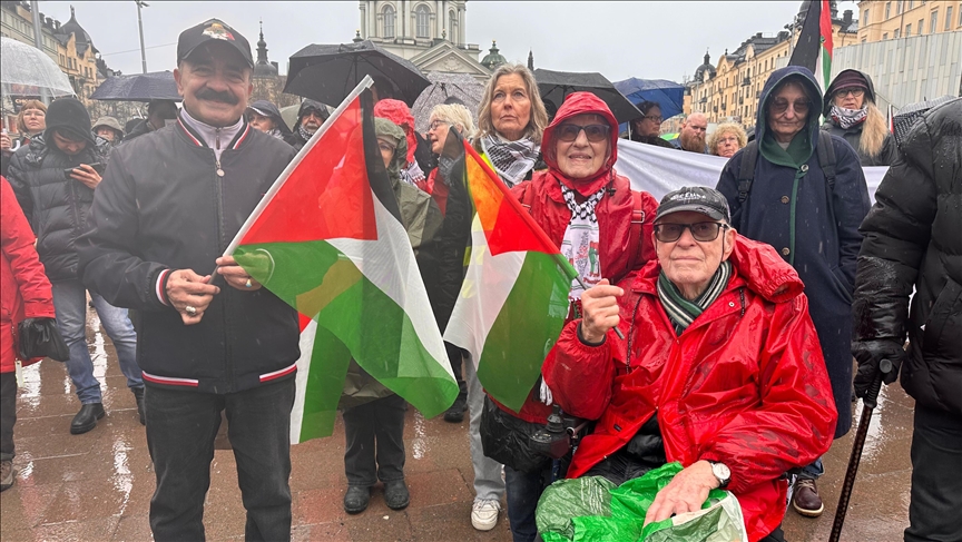 В Швеции прошла акция протеста против атак Израиля на Палестину и Ливан
