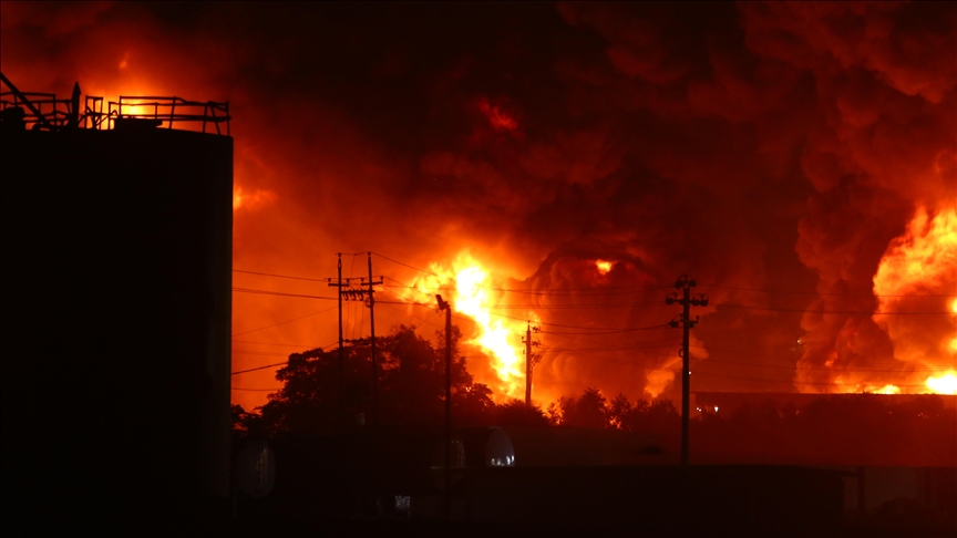 Drone strikes oil refinery in northern Iraq, triggering fire