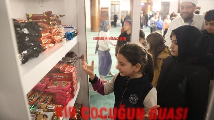 Kırklareli'nde ücretsiz "Çocuk Market" uygulamasıyla küçüklerin camiye ilgisi artıyor