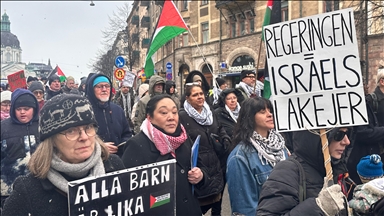 Hundreds march in Stockholm against Israel’s attacks on Gaza, Lebanon