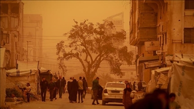 Песчаная буря усложнила жизнь внутренне перемещенных жителей сектора Газа