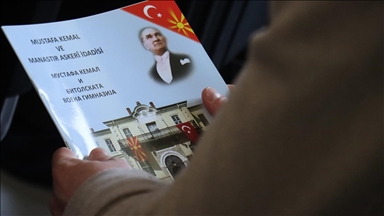 Atatürk, mezun olduğu Kuzey Makedonya'daki Manastır Askeri İdadisi'nde anıldı