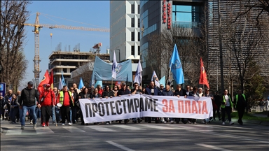 Shkup, mbahet protesta e radhës e sindikatave për rritjen e pagave