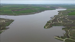 Kuraklıkla suyu çekilen Türkmenli Göleti yağışlarla yeniden dolmaya başladı