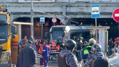 В Москве при столкновении трамваев пострадали 13 человек