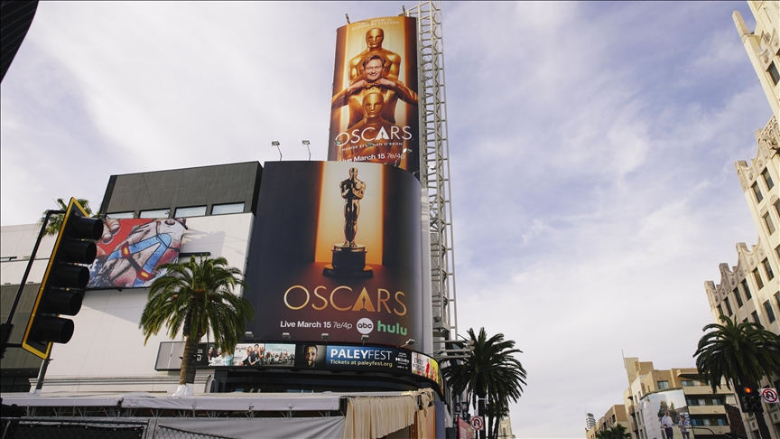 Oscar ceremony held in Los Angeles, gathering Hollywood’s top names