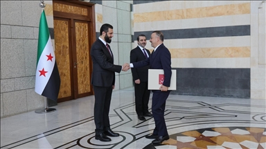 Türkiye'nin Şam Büyükelçisi Yılmaz, Suriye Cumhurbaşkanı Şara'ya güven mektubunu sundu