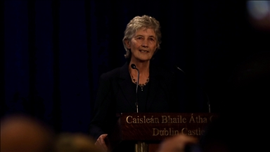 Presidentja irlandeze paralajmëron kundër "normalizimit të luftës" mes tensioneve në Lindjen e Mesme