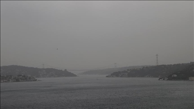 Туман парализовал судоходство в Стамбульском проливе