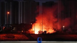 Fire erupts near US Embassy in Iraqi capital after drone attack