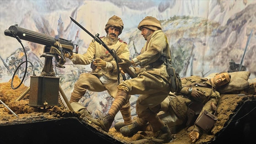 Çanakkale Savaşları'nın bilinmeyen yönleri, Hisart Canlı Tarih Müzesi'nde sergileniyor