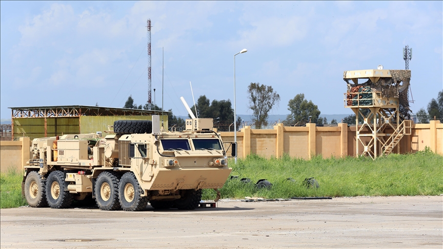 Iraq says fire contained after projectile hits Kirkuk Air Base