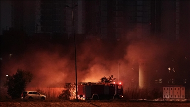 Large fire breaks out in Iraq’s Erbil after drone strike