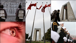 Çanakkale Deniz Zaferi'nin 111. yıl dönümü dolayısıyla törenler düzenlendi