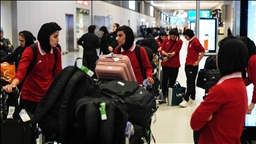 Iranian women’s football team returns home via Istanbul amid airspace closure